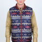 wine reversible insulated vest side platini front