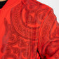 red rhinestone bomber jacket platini detail