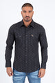 Rhombus Geometric Western Shirt