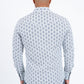 white rhombus geometric western shirt platini back