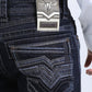 Holt Men's Black Slim Boot Cut Jeans
