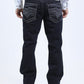 Holt Men's Black Slim Boot Cut Jeans