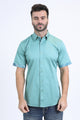 Satin Contrast Trim Shirt