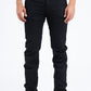 black relaxed fit stretch pant men slade platini front
