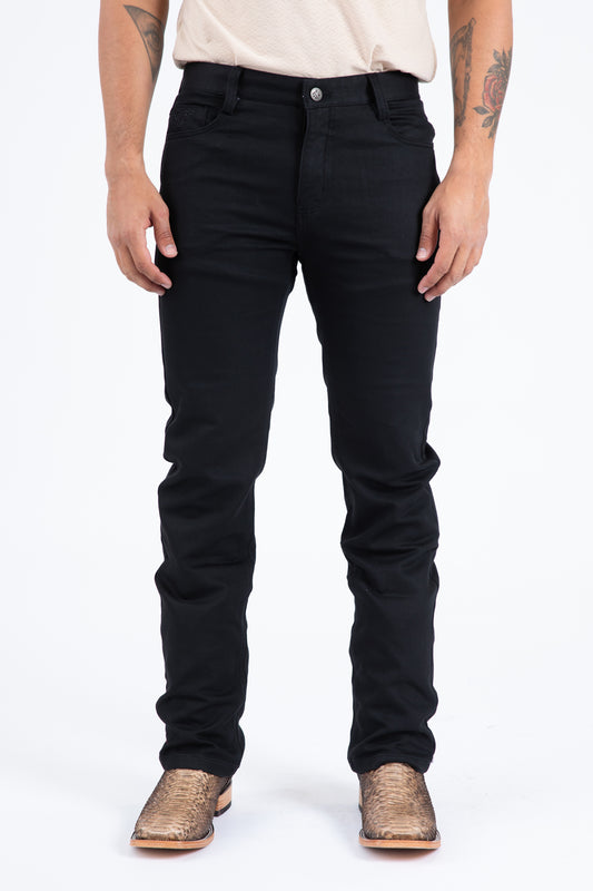 jet black slade relaxed fit pant men platini back
