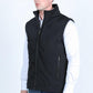 black softshell concealed carry vest detail platini
