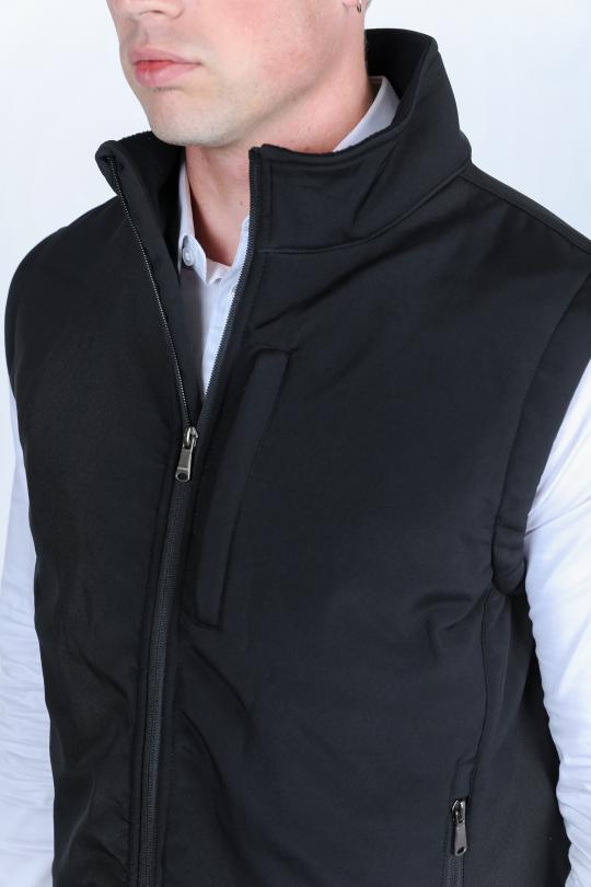 black softshell concealed carry vest back platini