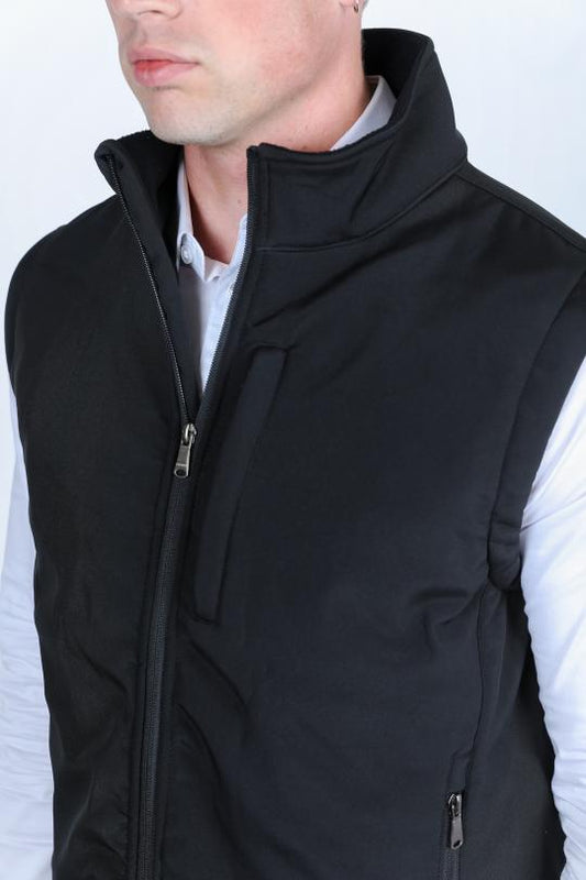black softshell concealed carry vest back platini