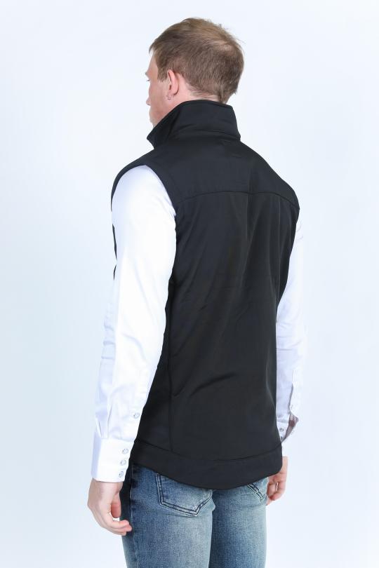 black softshell concealed carry vest side platini