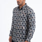 black statement foil shirt side platini