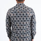 black statement foil shirt back platini