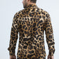 black leopard jacquard shirt platini