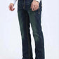 dark indigo wade aztec boot cut jean men platini detail