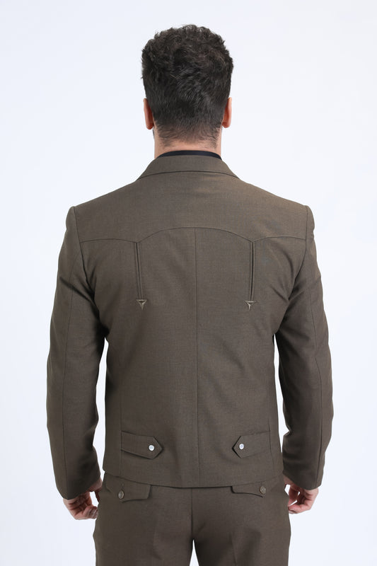 brown wessex double-breasted suit men platini back