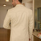 beige weston tailored western suit men platini back