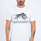 white matador bull tee front platini