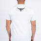 white matador bull tee back platini