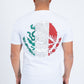 white mexican eagle flag tee back platini
