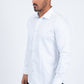 tkl11303 satin modern fit long sleeve shirt platini