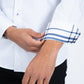 tkl11303 satin modern fit long sleeve shirt platini