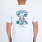 white western skull horseshoe tee back platini