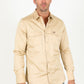 beige winslow western shirt men platini back