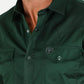 forest green winslow western shirt men platini detail
