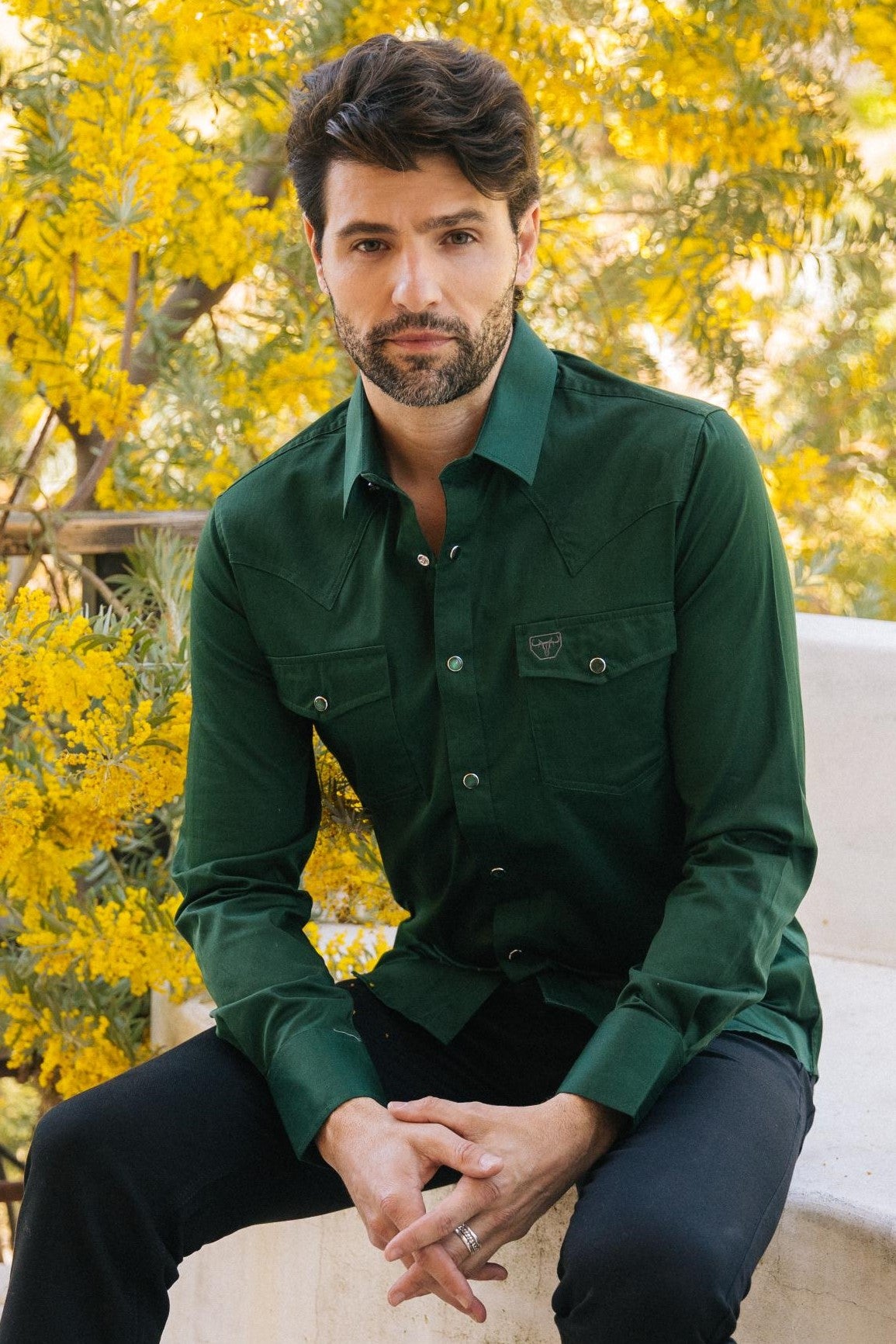 forest green winslow western shirt men platini lifestyle