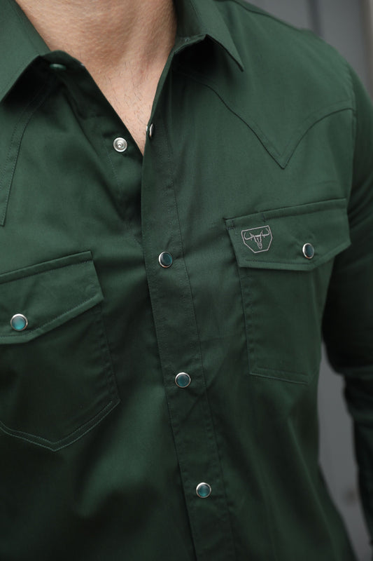 green winslow western shirt men platini detail-2