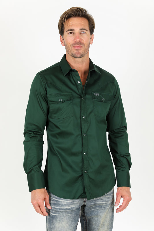 green winslow western shirt men platini back