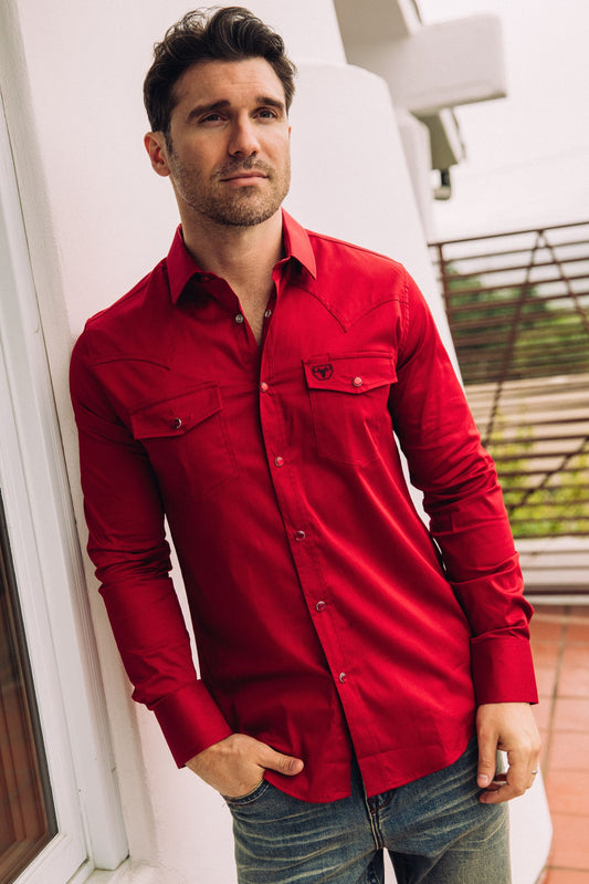 red winslow western shirt men platini front