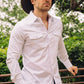 white winslow western shirt men platini front lifestyle