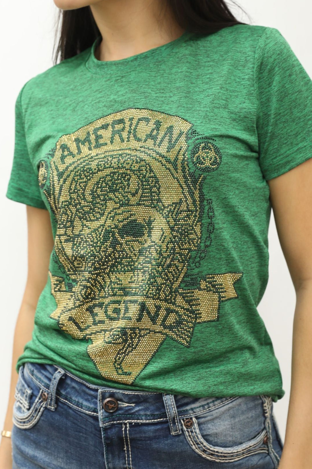 green american legend skull luxury tee lifestyle platini