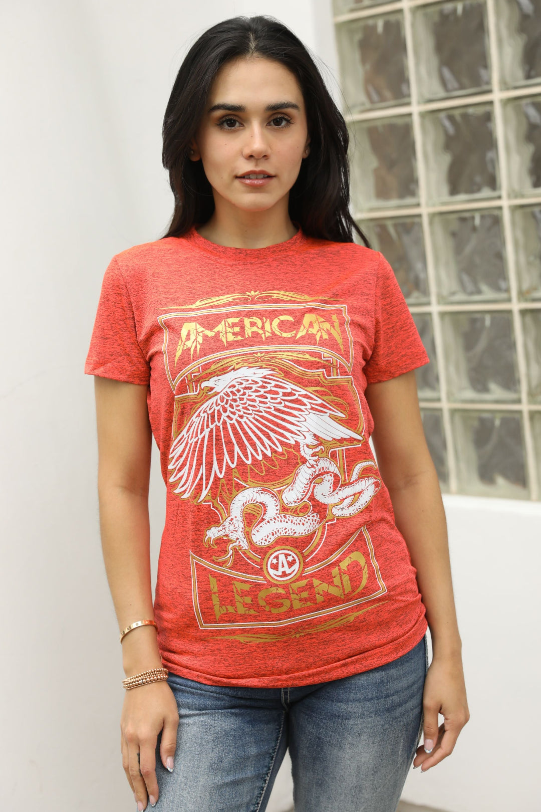 pink orange american legend eagle tee lifestyle platini