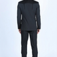 black wystan contrast yoke suit men platini detail