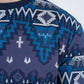 Men's Cotton Navy Aztec Print T-shirt