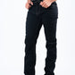 Holt Men's Jet Black Boot Cut Jeans