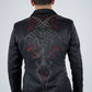 Men's Double Button Rhinestone Black Blazer