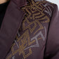 Men's Double Button Rhinestone Wine Blazer