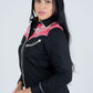 Ladies Cotton Black Embroidery Western Shirt With Suede