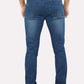 Cruz Men's Supersoft Denim Blue Stretch Slim Jeans