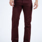 Slade Men's Burgundy Relaxed Fit Stretch Pants