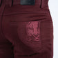 Slade Men's Burgundy Relaxed Fit Stretch Pants