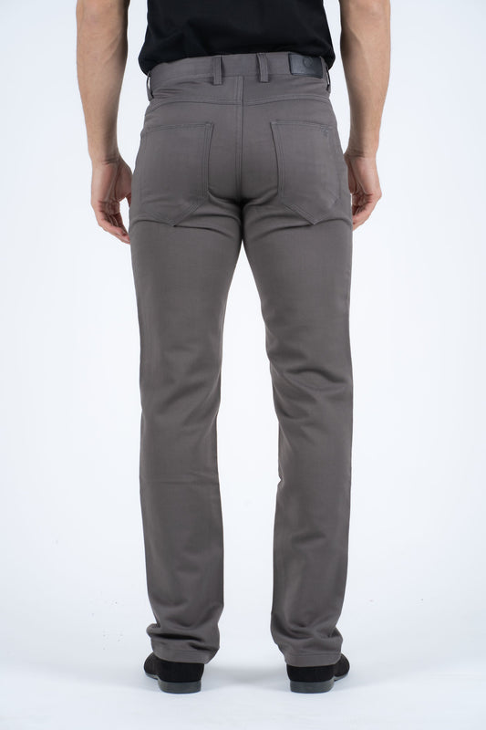 Slade Men's Charcoal Relaxed Fit Stretch Pants