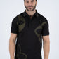Men's Cotton Modern Fit Black Polo