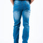Pax Men's Med Blue Slim Stretch Jeans