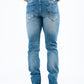Pax Men's Dark Blue Slim Stretch Jeans