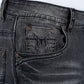 Holt Men's Washed Black Slim Boot Cut Jeans
