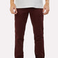 Slade Men's Wine Relaxed Fit Stretch Pants