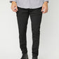 Heath Men's Black Super Slim Dress Pants